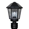 Besa Lighting Costaluz, 3272 Series Post, Black 1x75W Incandescent 327257-POST